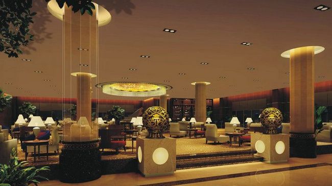يولين Yongchang International Hotel Luxury المطعم الصورة